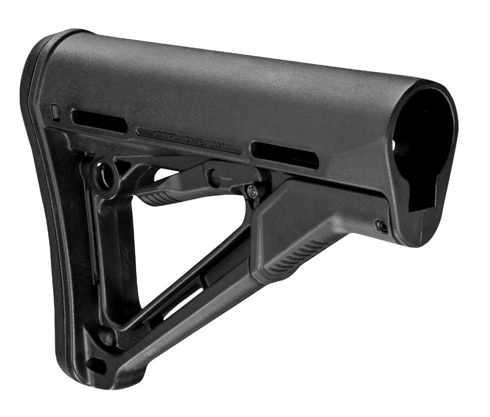 Magpul CTR Carbine Stock Black Synthetic for AR-15, M16, M4 with Mil-Spec Tube (Tube Not Included)