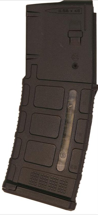 Magpul PMAG GEN M3 30rd Detachable w/Capacity Window 223 Rem/5.56x45mm NATO Fits AR-15/M16/M4 Black Polymer