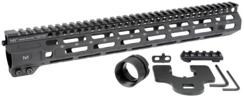 Midwest Industries M-Series AR-15 6061 Aluminum Black Hard Coat Anodized 14"
