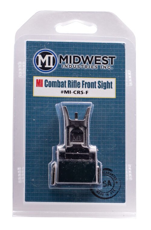 Midwest Industries Combat Rifle Flip Front Sight Black for AR-15, M16, M4