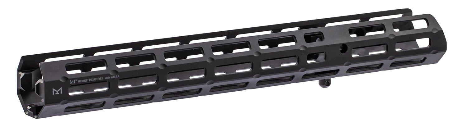 Midwest Industries Handguard made of Aluminum with Black Anodized Finish & 13.63" OAL for Marlin