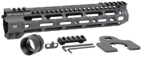 Midwest Industries Combat Lightweight AR-15 Black Hardcoat Anodized Aluminum/Polymer 10.50" Picatinny/M-LOK