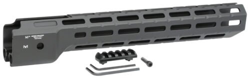 Midwest Industries Combat Ruger PC9 M-Lok Handguard Black Hardcoat Anodized 6061-T6 Aluminum 14"