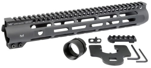 Midwest Industries Slimline AR-15 Black Hardcoat Anodized Aluminum/Polymer 12.625" Picatinny/M-LOK