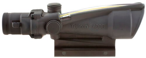 Trijicon ACOG Matte Black 3.5x35mm Illuminated Amber Chevron .223/5.56 BDC Reticle