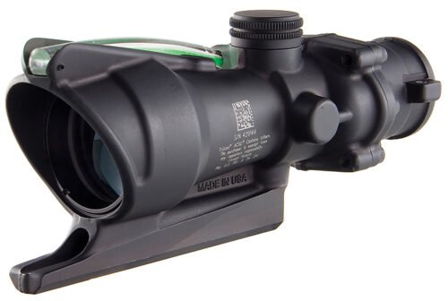 Trijicon ACOG 4x 32mm Obj 36.80 ft @ 100 yds FOV Matte Black Finish Dual Illuminated Green Donut 22/556 BDC