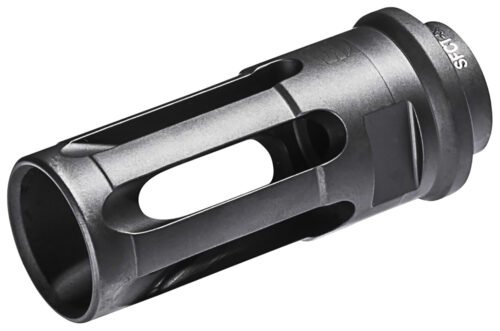 SureFire Closed-Tine Flash Hider Black DLC Stainless Steel with 1/2"-28 tpi Threads & 2.30" OAL for