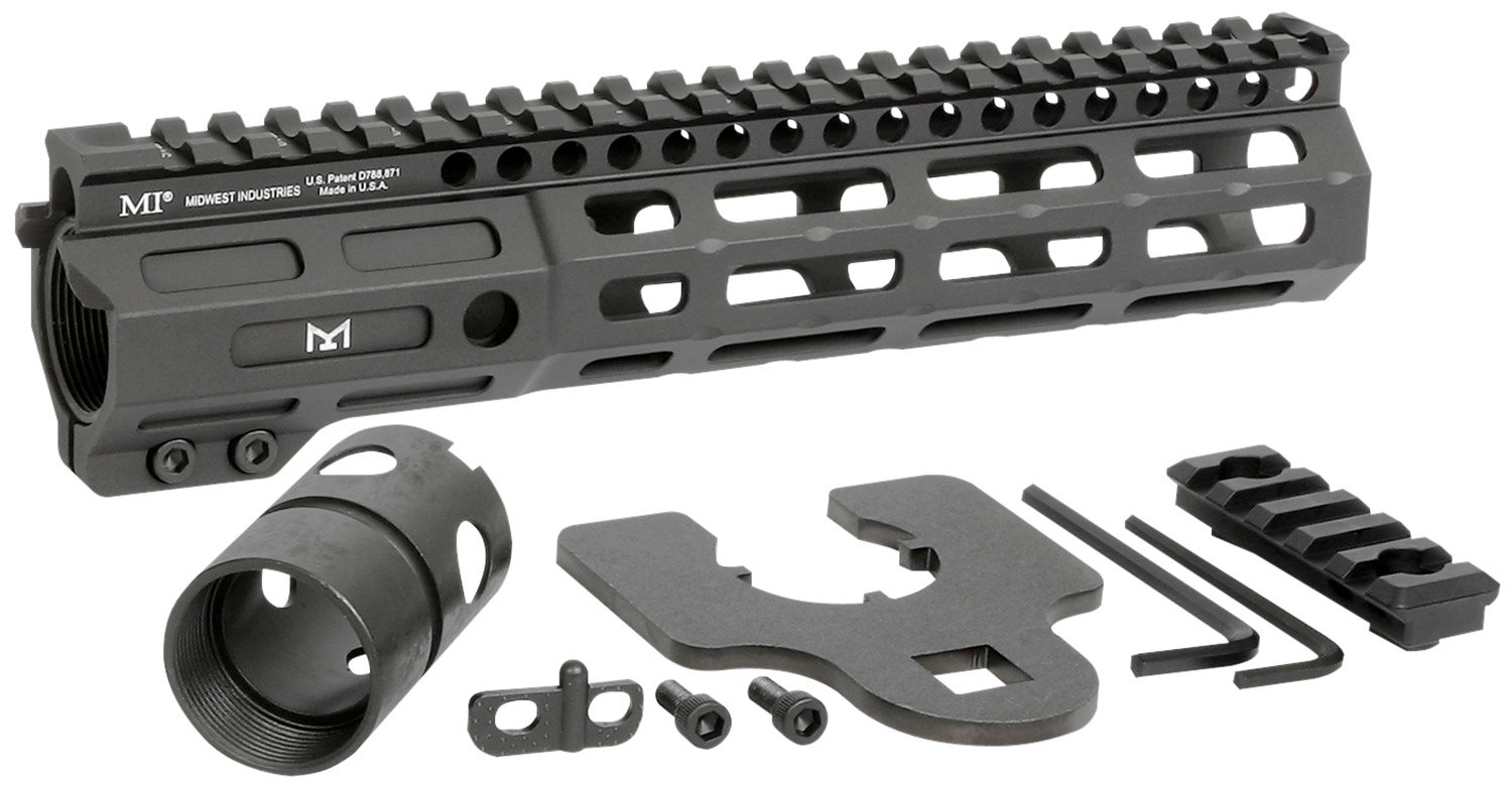 Midwest Industries Night Fighter M-LOK Handguard, 9.25", Black