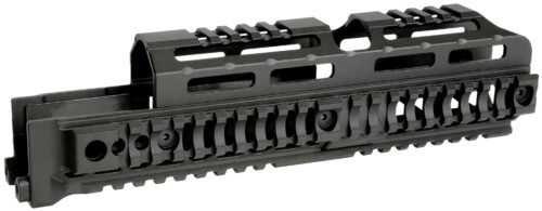 Midwest Industries AK Alpha Black 6061 Aluminum AK-47/AK-74 10.0" Long
