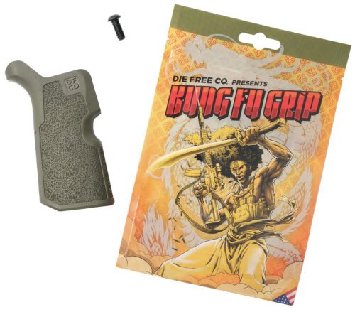 Die Free Co Kung Fu Grip Olive Drab Nylon Fits AR15/M4/AR10/SR25