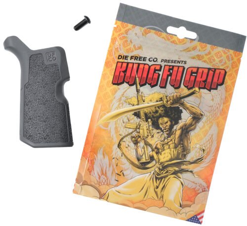 Die Free Co Kung Fu Grip Gray Nylon Fits AR15/M4/AR10/SR25