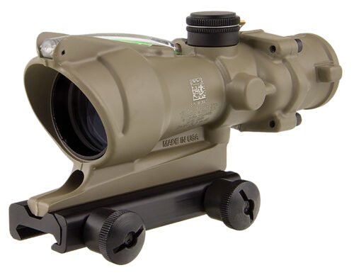 Trijicon ACOG, 4xx32mm, Illuminated Green Horseshoe, Flat Dark Earth