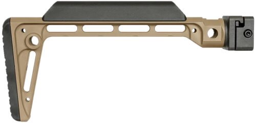 Midwest Industries Minimalistic Side Folding Stock Flat Dark Earth 6061 Aluminum
