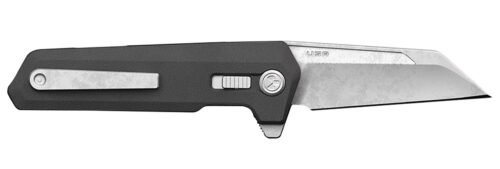 Magpul Breslau Wharncliffe Plain Stonewashed MIM Steel Blade, Black Polymer Handle