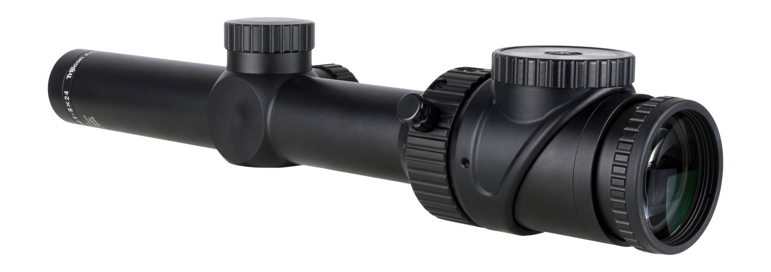 Trijicon AccuPoint Black 1-8x24mm 30mm Tube Green Wire Hunter Holds Reticle