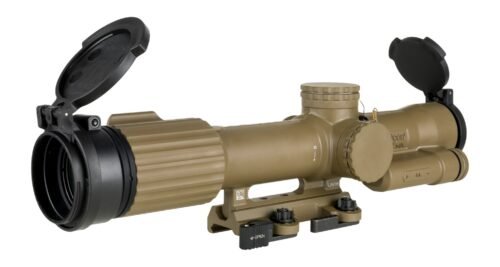 Trijicon VCOG Cerakote Flat Dark Earth 1-8x 28mm Illuminated LED Red Dot MRAD Segmented Circle Enhanced