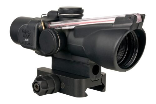 Trijicon ACOG Matte Black 2x20mm RTR Horseshoe Red Dot Reticle