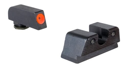 Trijicon HD Green Tritium/Orange Outline Tritium/Black Black Frame Fits Glock 43X/48 MOS
