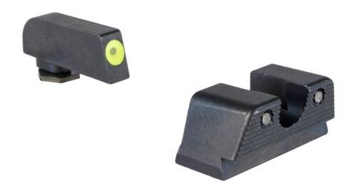 Trijicon HD XR Green Tritium/Yellow Outline Tritium/Black Black Frame Fits Glock 43X/48 MOS