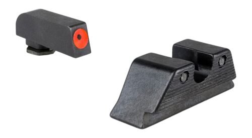 Trijicon HD Green Tritium/Orange Outline Tritium/Black Black Frame Fits Glock Large