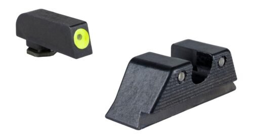 Trijicon HD Green Tritium/Yellow Outline Tritium/Black Black Frame Fits Glock Large