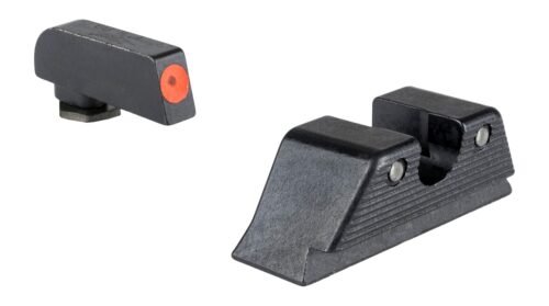 Trijicon HD XR Green Tritium/Orange Outline Tritium/Black Black Frame Fits Glock Large