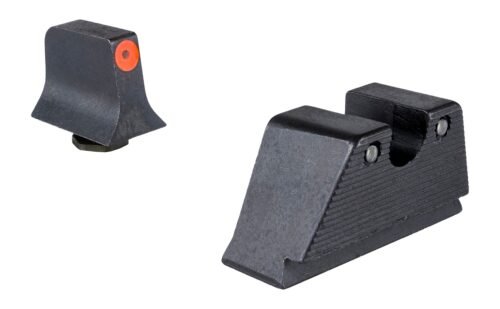 Trijicon Suppressor/Optic Height HD XR Green Tritium/Orange Outline Tritium/Black Black Frame Fits Glock Large