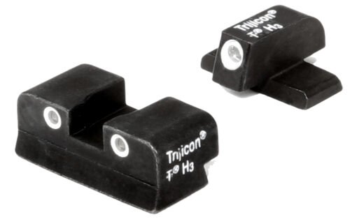 Trijicon Bright & Tough Night Sights Green/Tritium White Outline Front Sight-Green/Tritium Rear Sight Sig