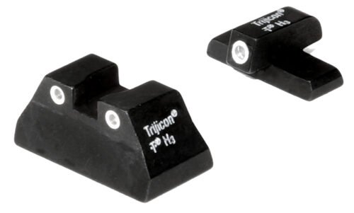 Trijicon Bright & Tough Night Sights Green/Tritium White Outline Front Sight-Green/Tritium Rear Sight H&K (600268)