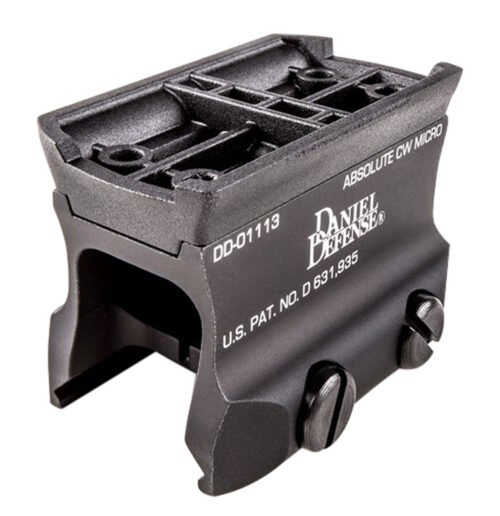 Daniel Defense Micro Mount, Rock & Lock, Absolute/Lower 1/3 Co-Witness, Black