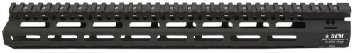 BCM BCMGunfighter MCMR 15" M-LOK, Free-Floating Style Made of Aluminum with Black Anodized Finish for
