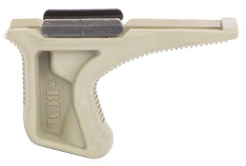 BCM BCMGunfighter Kinesthetic Angled Grip Made of Polymer With Flat Dark Earth Textured Finish for
