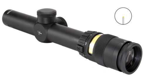 Trijicon AccuPoint, 1-4xx24mm, Illuminated Amber Triangle Post