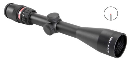 Trijicon AccuPoint Black Hardcoat Anodized 3-9x 40mm 1" Tube Illuminated Red Triangle Post Reticle