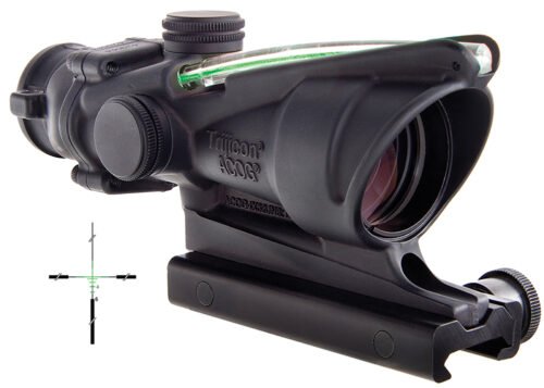 Trijicon ACOG Black Hardcoat Anodized 4x32mm Illuminated Green Crosshair .223/5.56 BDC Reticle