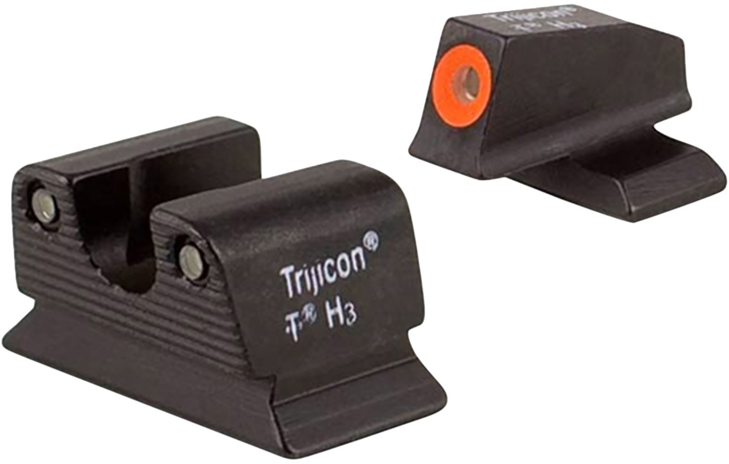 Trijicon HD Night Sights Green/Tritium Orange Outline Front Sight-Green Tritium Black Rear Sight Beretta PX4
