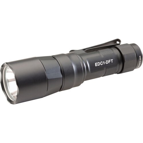 SureFire Everyday Carry Light (EDC1-DFT), Dual-Fuel Turbo, Flashlight, Black (EDC1-DFT-BK)