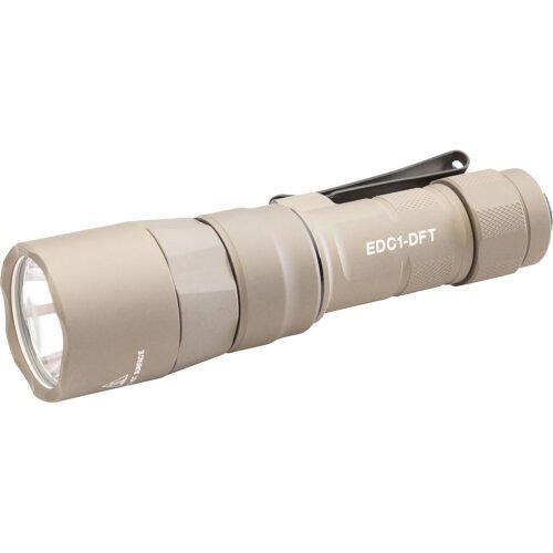 SureFire Everyday Carry Light (EDC1-DFT), Dual-Fuel Turbo, Flashlight, Tan (EDC1-DFT-TN)