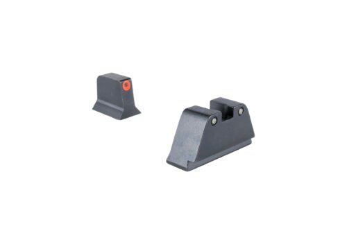 Trijicon Suppressor/Optic Height, Night Sights, Orange Front with Black Rear & Green Lamps (GL201-C-601134)