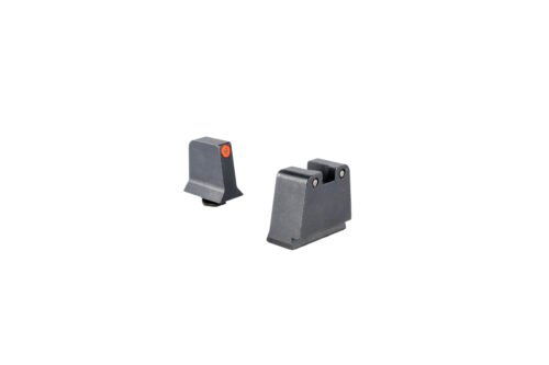 Trijicon Suppressor/Optic Height, Night Sights, Orange Front with Black Rear & Green Lamps (GL243-C-601142)