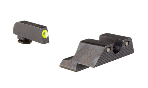 Trijicon HD XR Night Sight Set, 3 Dot Green Tritium with Yellow Front Outline, Fits Glock 17/19/26/27/3 (GL601-C-600835)