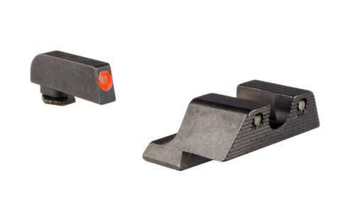 Trijicon HD XR Night Sight Set, 3 Dot Green Tritium with Orange Front Outline, Fits Glock 17/19/26/27/3 (GL601-C-600836)