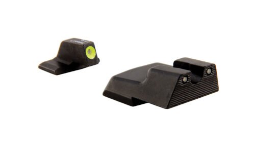 Trijicon HD Night Sights, Fits H&K .45C/.45C Tactical/P30/P30l/Vp9 Models, Yellow Front Outline (HK110Y-600602)