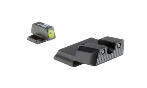 Trijicon HD Tritium Night Sight, Fits S&W M&P Shield, Yellow Outline (SA139-C-600721)