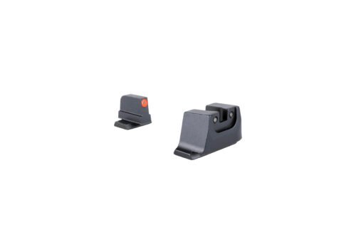 Trijicon Suppressor/Optic Height, Night Sights, Orange Front with Black Rear & Green Lamps (SA240-C-601148)