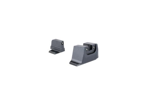 Trijicon Suppressor/Optic Height, Night Sights, Black Front with Black Rear & Green Lamps (SA240-C-601150)