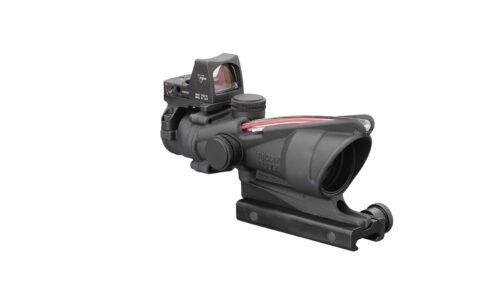 Trijicon ACOG Scope, Dual Illuminated Red Chevron .223 Reticle, with Colt Knob Thumbscrew Mount (TA31-D-100549)