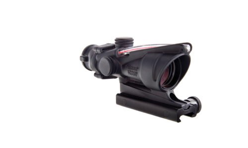 Trijicon ACOG Rifle Scope, 4x32mm, Red Chevron Reticle (TA31F)