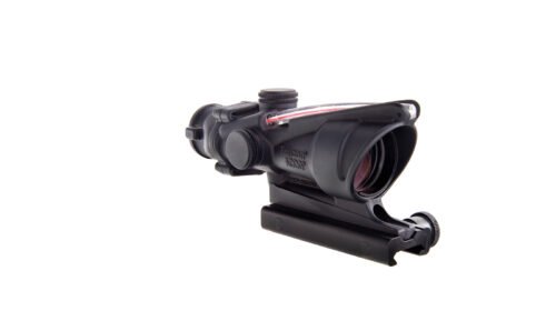 Trijicon ACOG Rifle Scope, 4x32, Red Horseshoe .223 Illuminated Reticle (TA31H)