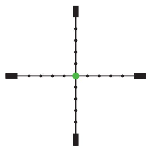 Trijicon AccuPoint, Rifle Scope, 3-9x40mm (TR20-2G)